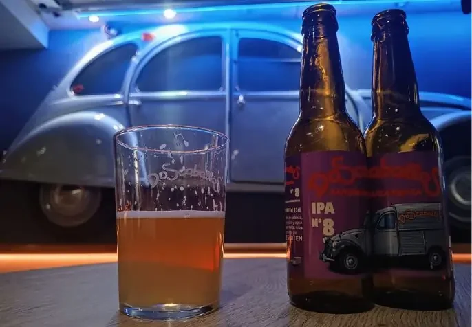 La Nuestra es la cerveza artesana del bar Dos Caballos de Sangüesa